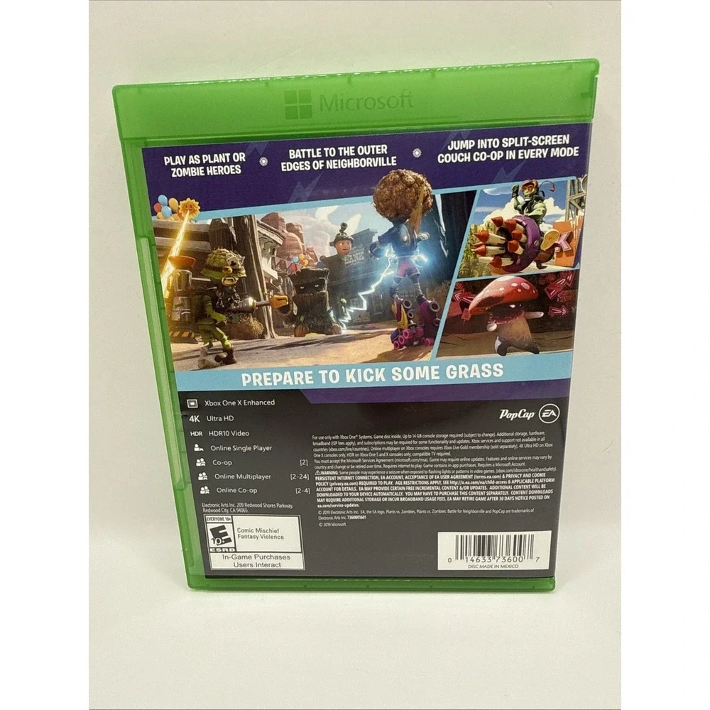 Plants Vs. Zombies: Battle for Neighborville | CIB Complete | Xbox One‎